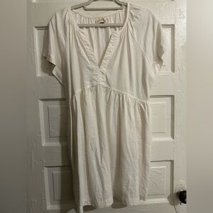 Universal Thread Cream Scoop Neck Top